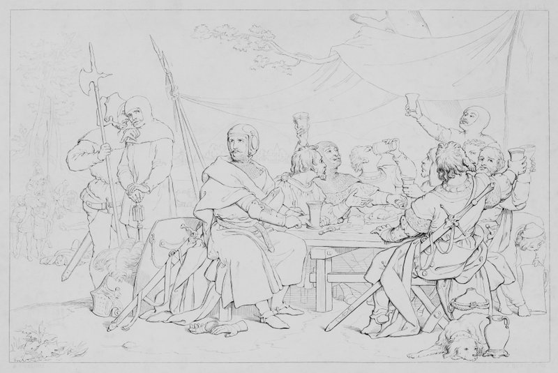 Avsnitt från Robert Bruces liv, enligt Sir Walter Scott av Henry Courtney after Selous