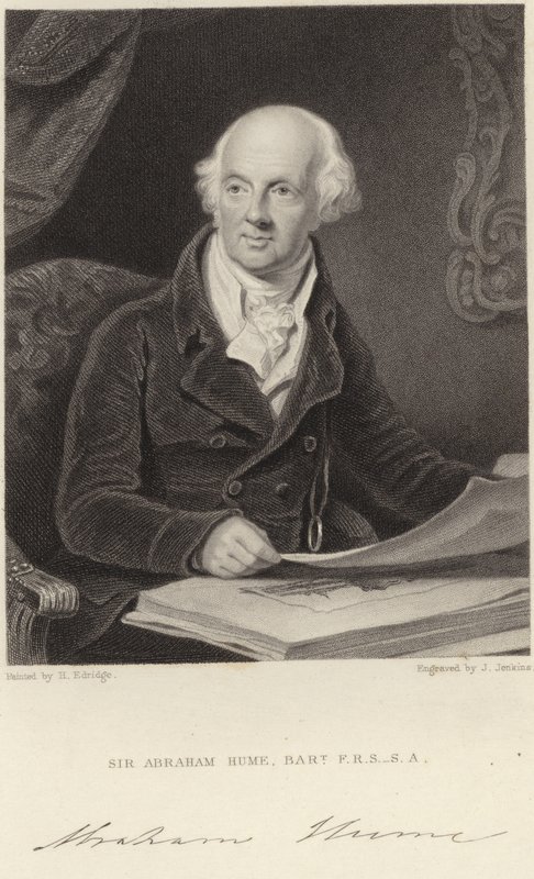 Sir Abraham Hume av Henry Edridge