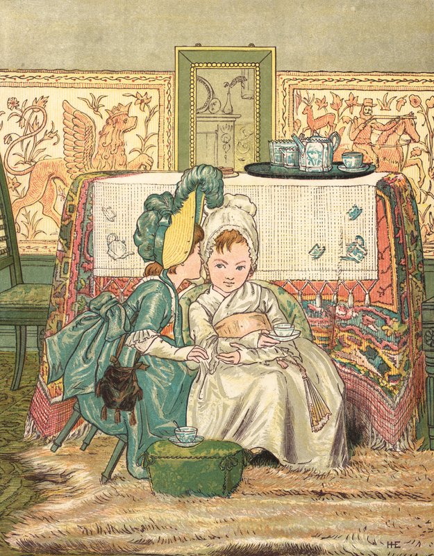 Konfidentiella personer (färg litho) av Henry Hetherington Emmerson