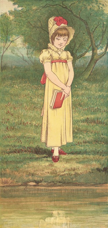 Reflekterande människor (färg litho) av Henry Hetherington Emmerson