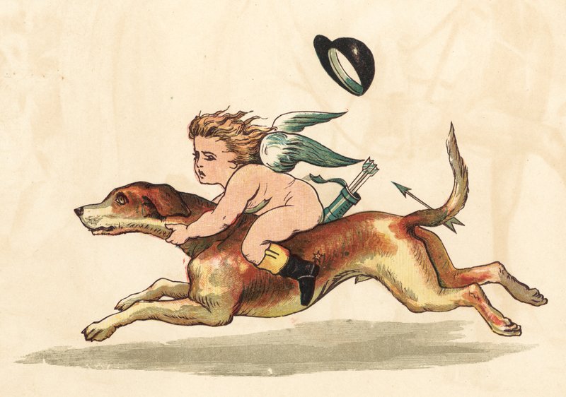 The Meet (färg litho) av Henry Hetherington Emmerson