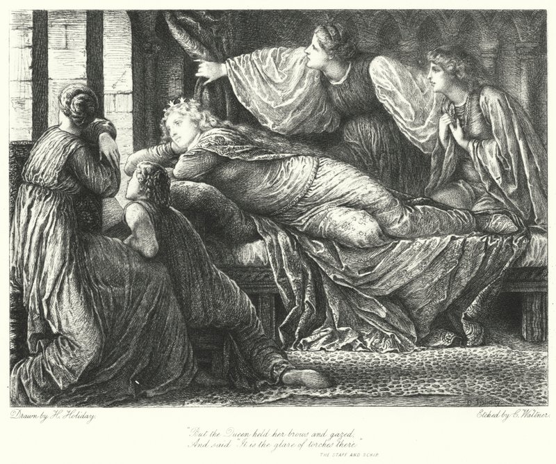 The Staff And Scrip (gravyr) av Henry Holiday