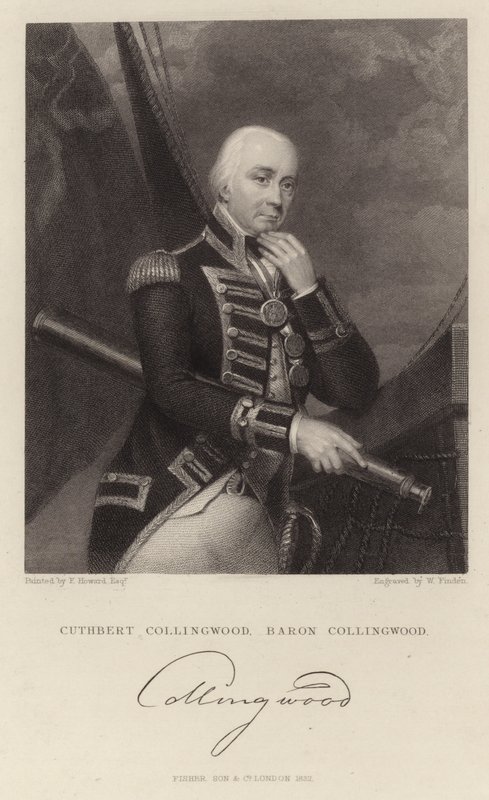 Porträtt av Cuthbert Collingwood av Henry Howard