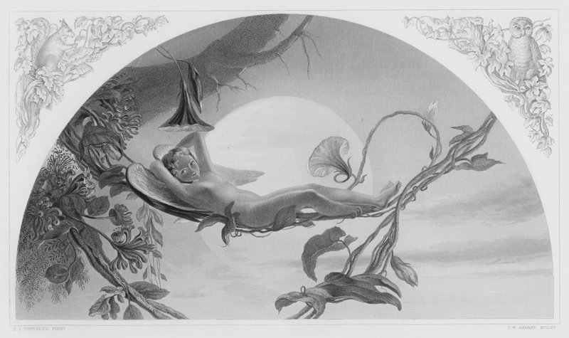 Ariel, från bilden i Kungliga Samlingen (gravyr) av Henry James Townsend