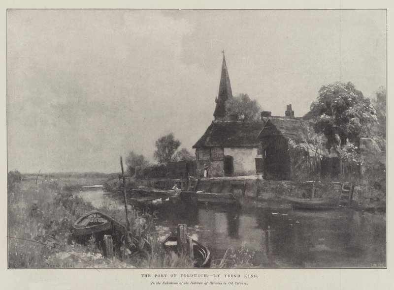 Hamnen i Fordwich av Henry John Yeend King