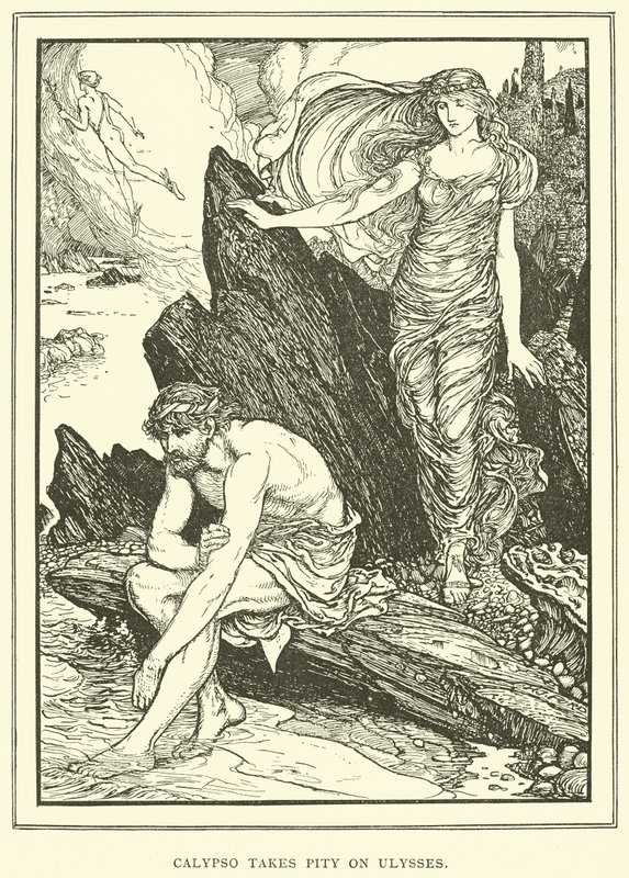 Calypso tycker synd om Ulysses av Henry Justice Ford