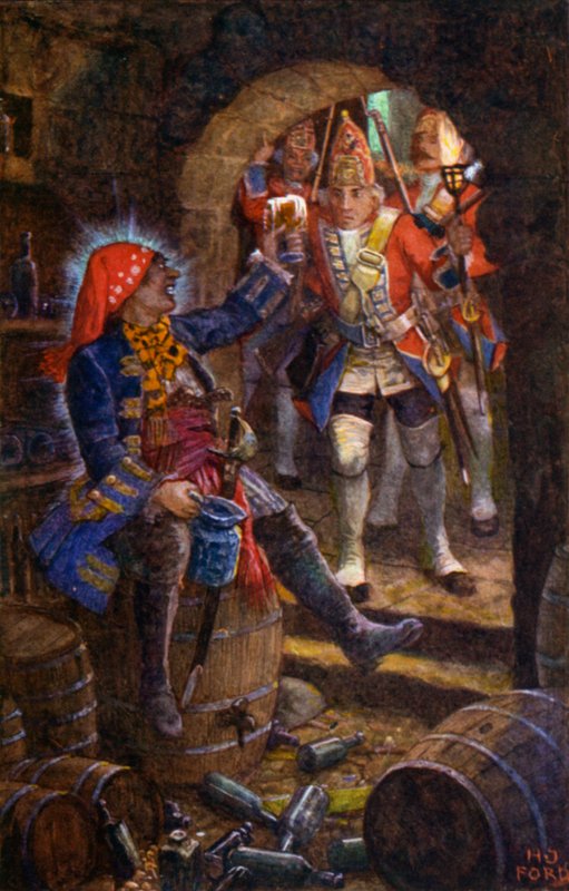 Far Redcap hittas i källaren av Henry Justice Ford
