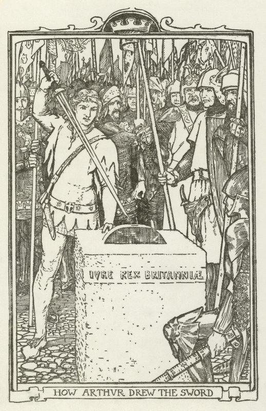 Hur Arthur drog svärdet av Henry Justice Ford