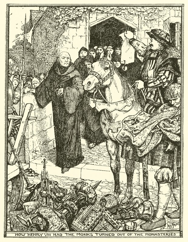 Hur Henrik VIII fick munkarna att lämna klostren av Henry Justice Ford