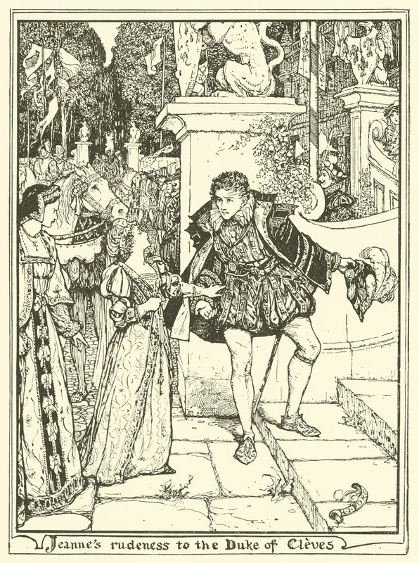 Jeannes elakhet mot hertigen av Cleves av Henry Justice Ford