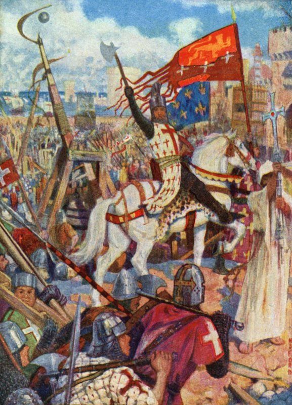 Kung Richard I i det heliga landet av Henry Justice Ford