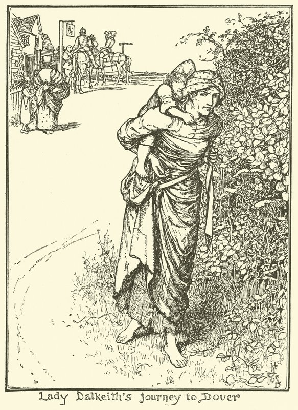 Lady Dalkeiths resa till Dover av Henry Justice Ford