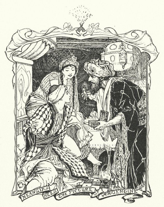 Neangir ser bilden av argentinska (gravyr) av Henry Justice Ford