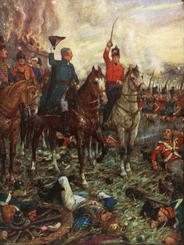 Waterloo, 19.00, 18 juni 1815 av Henry Justice Ford