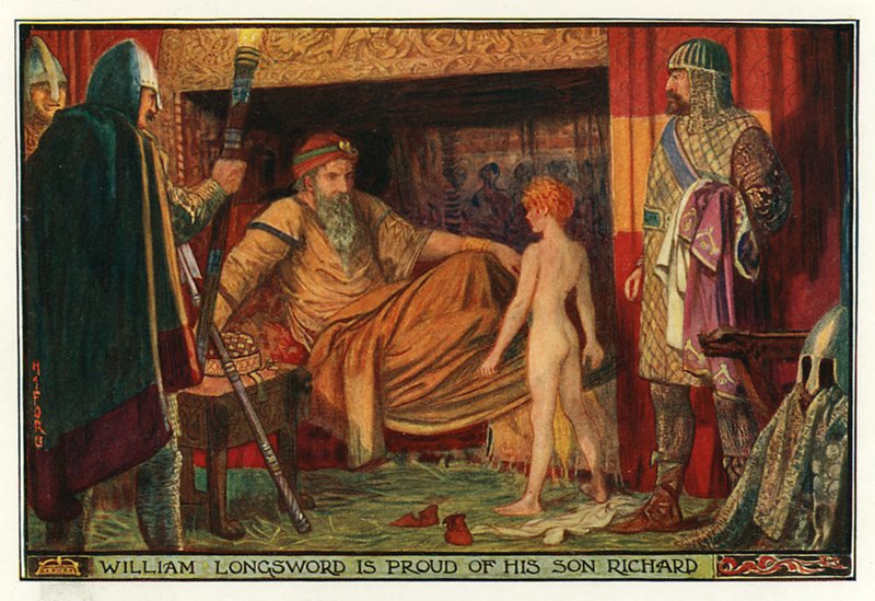 William Longsword är stolt över sin son Richard av Henry Justice Ford