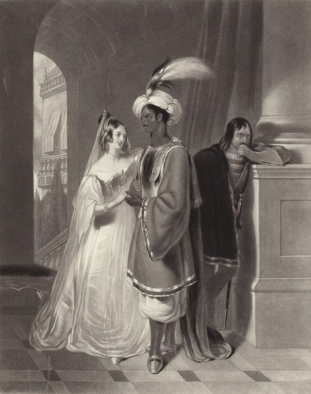 Othello och Desdemona av Henry Liverseege