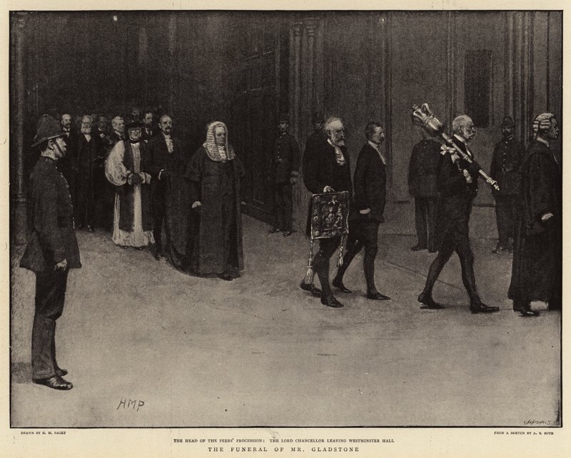 Mr Gladstones begravning av Henry Marriott Paget