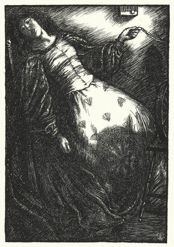 Matthew Arnolds dikt: The Forsaken Merman (gravyr) av Henry Ospovat