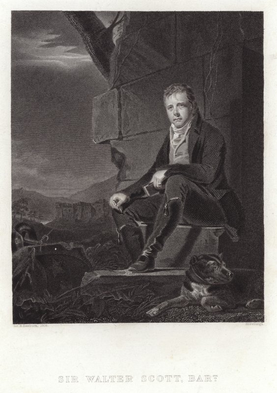 Porträtt av Sir Walter Scott av Henry Raeburn