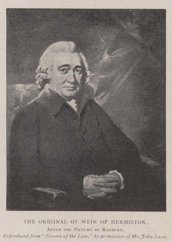 Originalet av Weir of Hermiston av Henry Raeburn