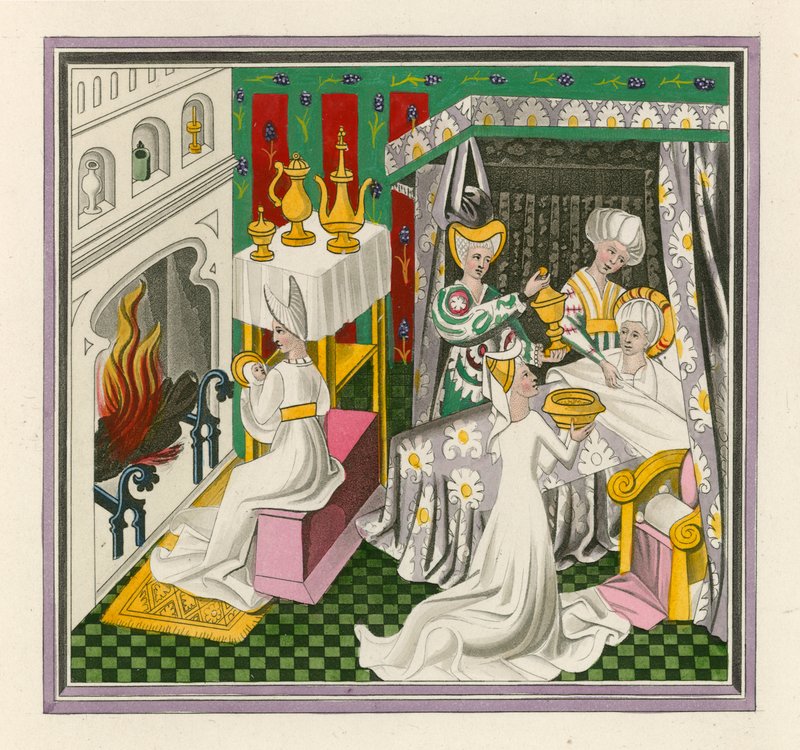 Födelse av St Edmund, 1433 av Henry Shaw
