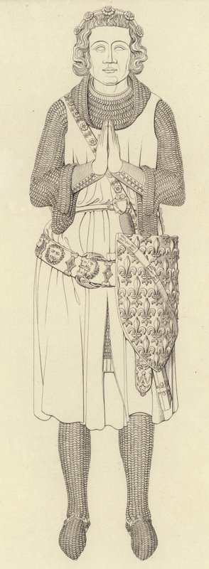 Bild av Charles greve D?Etampes, ca 1336 av Henry Shaw