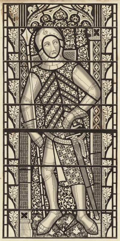Gilbert de Clare, Earl of Clare, från Tewkesbury Abbey Church, omkring 1340 av Henry Shaw