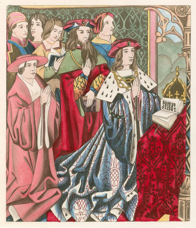 Henrik VI och hans hov av Henry Shaw