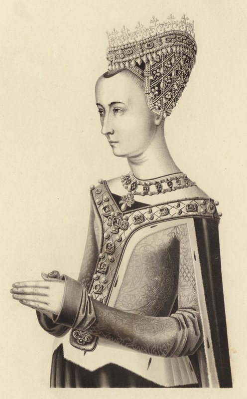 Margareta, drottning av James III av Skottland, omkring 1483 av Henry Shaw