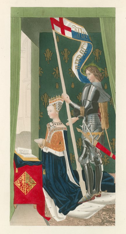 Drottning Margareta av Skottland, ca 1483 av Henry Shaw