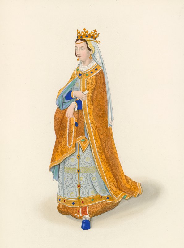 Drottning Philippa, ca 1525 av Henry Shaw
