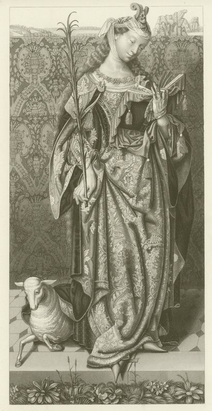 Saint Agnes av Henry Shaw