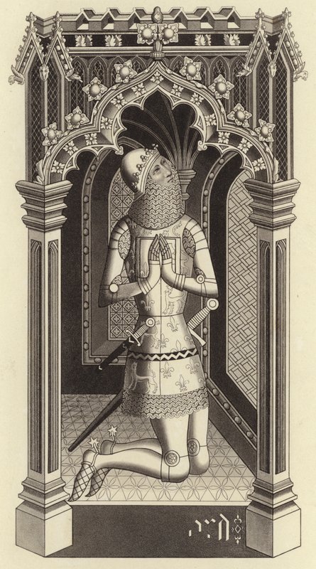 The Black Prince, omkring 1355, från St Stephen