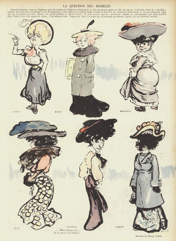 Illustration för Le Rire av Henry Somm