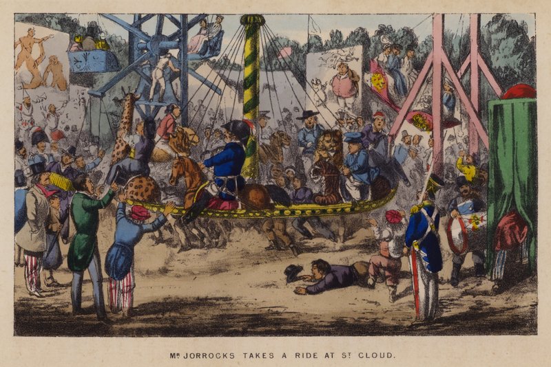 Illustration för Jorrocks Jaunts and Jollities (färg litho) av Henry Thomas (after) Alken