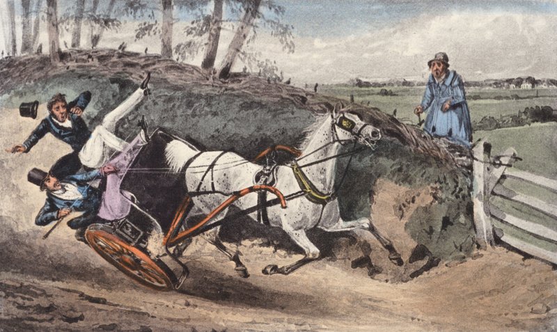 "Vad! Aldrig upprörd på en spelning" (litografi) av Henry Thomas (after) Alken