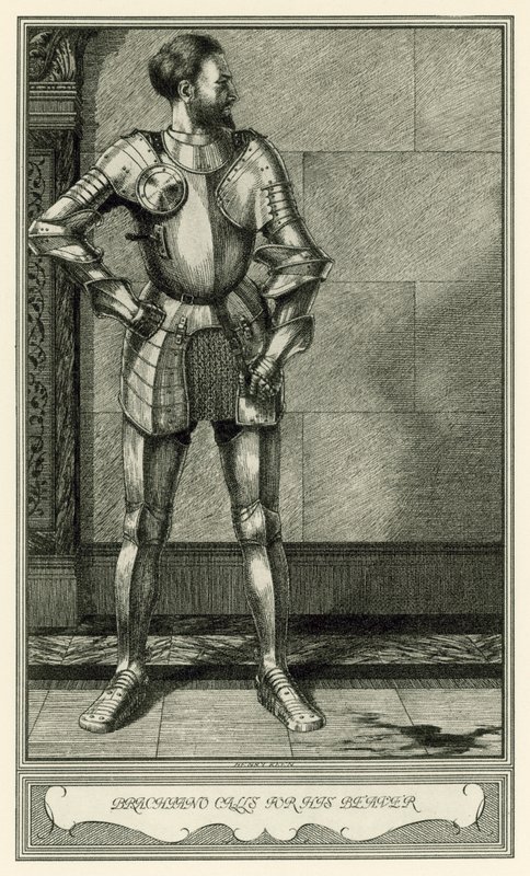 The White Devil av John Webster: Brachiano kräver sin bäver (litho) av Henry Weston Keen