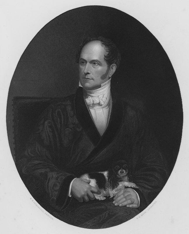 Detta porträtt av Robert Vernon, Esquire, är tillägnat det brittiska folket, från bilden i Vernon Gallery (gravyr) av Henry William (after) Pickersgill