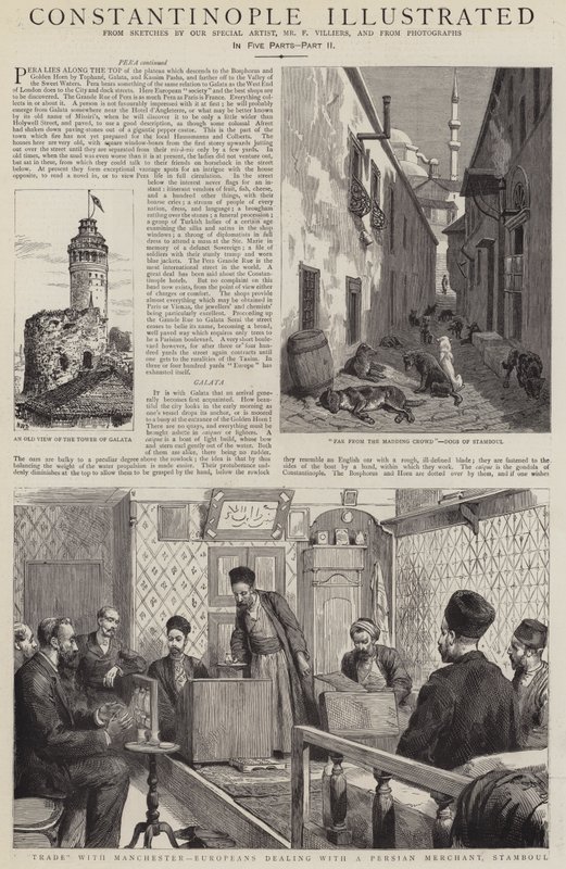 Konstantinopel illustrerad av Henry William Brewer