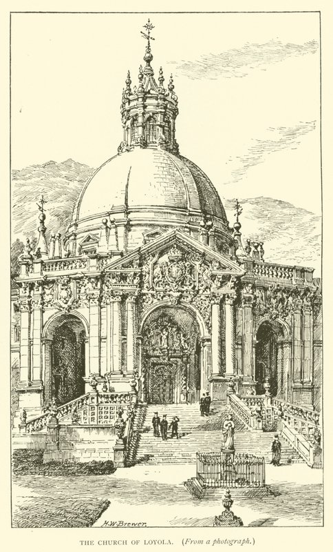 Kyrkan i Loyola (gravyr) av Henry William Brewer