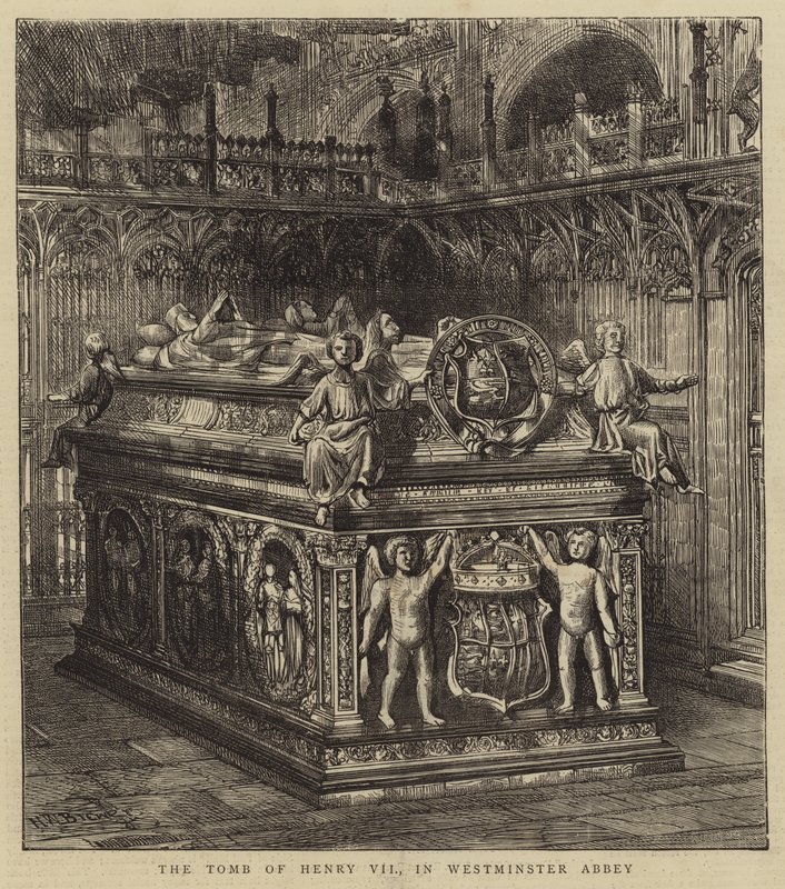 Henrik VII:s grav i Westminster Abbey av Henry William Brewer