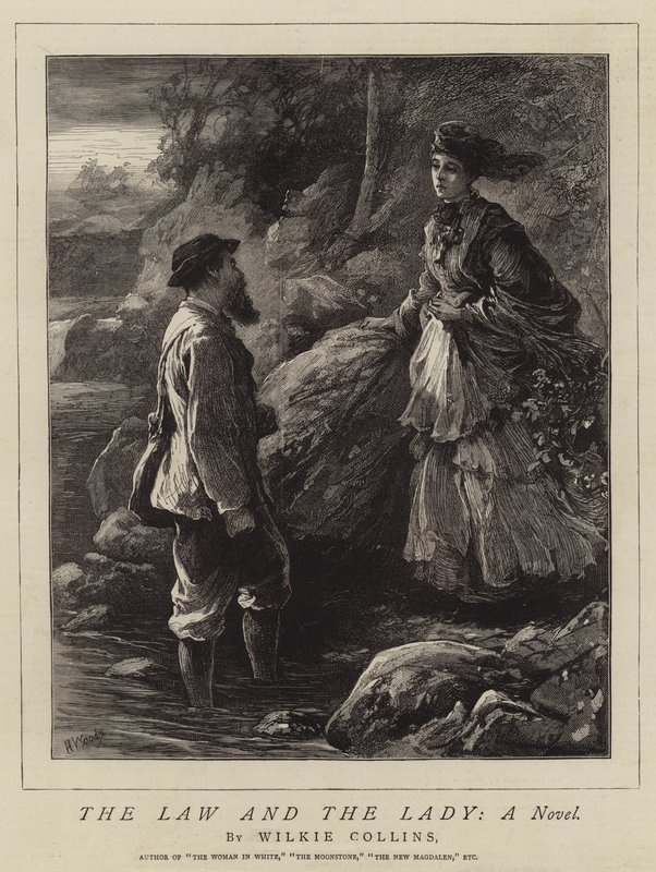 Lagen och damen, en roman av Henry Woods