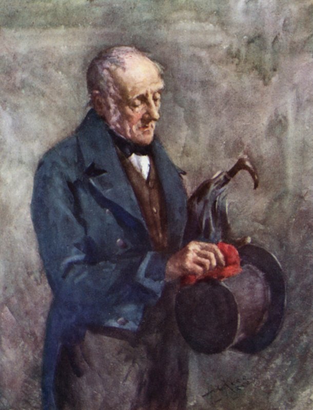 Annals of the Parish: Förberedelser för Kirken (färg litho) av Henry Wright Kerr