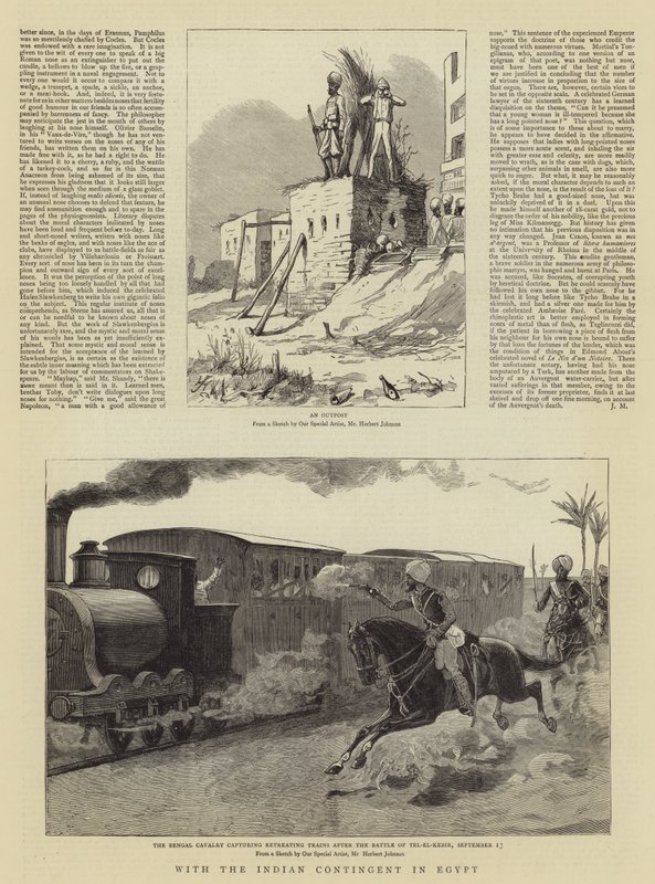 Med den indiska kontingenten i Egypten av Herbert Johnson