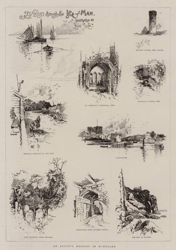 En körning genom Isle-of-Man av Herbert Railton
