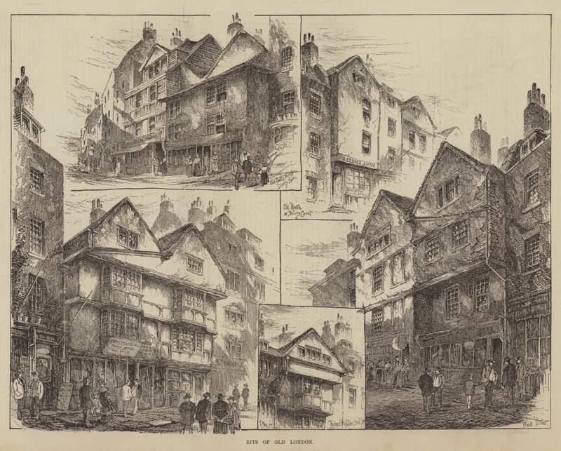Bitar av gamla London av Herbert Railton