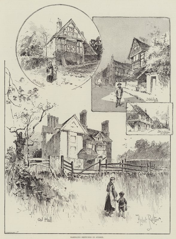 Vandringsskisser i Sussex av Herbert Railton