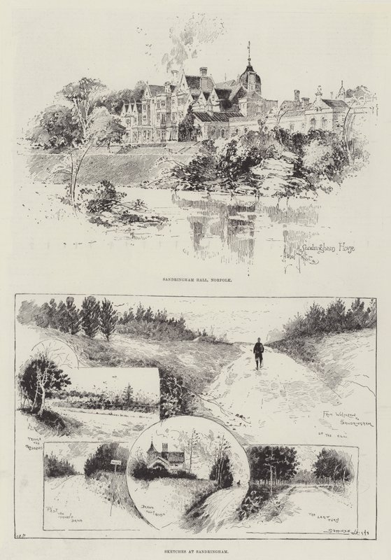 Skisser från Sandringham av Herbert Railton