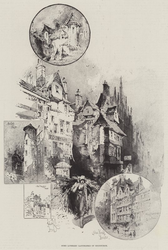Några litterära landmärken i Edinburgh av Herbert Railton