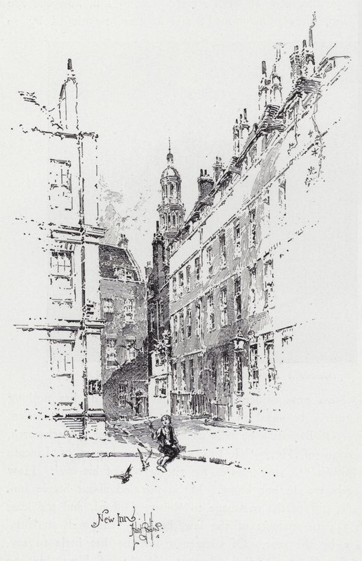 New Inn (gravyr) av Herbert (after) Railton